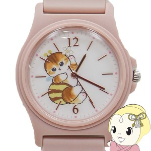 在庫処分　モフサンド PVCウォッチ 腕時計 mofusand もふさんど  猫 ねこ ハチ はちにゃん ピンク 