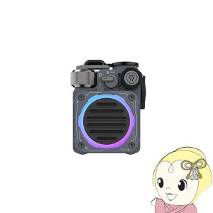 Bluetoothスピーカー MUZEN Cyber Cube グレー ポータブルスピーカー ワイヤレススピーカー MW-PVXLI-GY