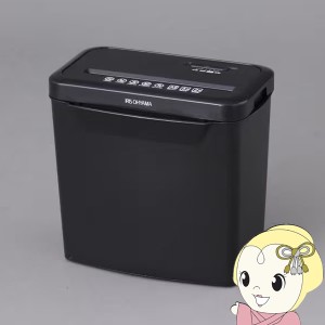 シュレッダー アイリスオーヤマ ブラック A4サイズ 約8.7L P5GCX