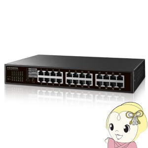 スイッチングハブ I-O DATA Gigabit対応 有線LAN 24ポート L2ライトマネージスイッチングハブ ETG-ESH24LM