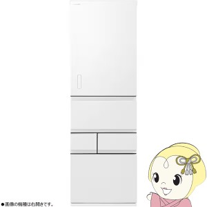 [予約]冷蔵庫 【標準設置費込】 東芝 TOSHIBA 452L 幅60cm 左開き 5ドア VEGETA ベジータ GTMシリーズ エクリュホワイト GR-W450GTML-WS