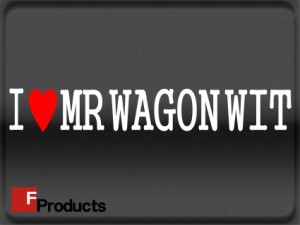 【Fproducts】アイラブステッカー/MR WAGON WIT/MRワゴン Wit