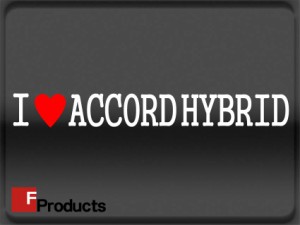 【Fproducts】アイラブステッカー/ACCORD HYBRID/アイラブ アコードハイブリッド