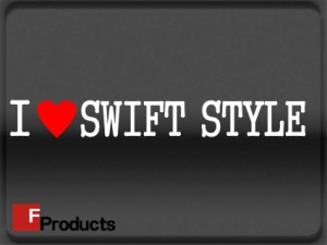 【Fproducts】アイラブステッカー/SWIFT STYLE/アイラブ スイフト スタイル