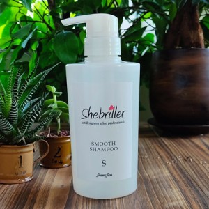 シーブリエ スムースシャンプーボトル 380ml　shebriller  美容師が作ったヘアケア　美容室専売品　シャンプー　smooth　かろやか　ふん