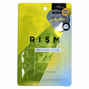 RISM　ディープエクストラマスク　クリア　パック シートマスク フェイスパック フェイスマスク マスクシート 透明感 ツヤ肌 毛穴 スキマ