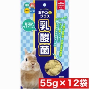 ハイペット おやつにプラス 乳酸菌 55g×12袋セット まとめ買い 国産 ウサギ モルモット チンチラ 小動物 フード