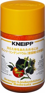クナイプ バスソルト オレンジ・リンデンバウムの香り （菩提樹）　850ｇ　クナイプ(KNEIPP)　お風呂　入浴剤