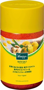 クナイプ バスソルト ユズ&ジンジャーの香り　850g バスソルト　クナイプ(KNEIPP)　お風呂　入浴剤