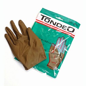 Tondeo（トンデオ）ヘアダイ用 ゴム手袋 6.5インチ　カラー用手袋　グローブ　ヘアカラー　ヘアダイ用手袋