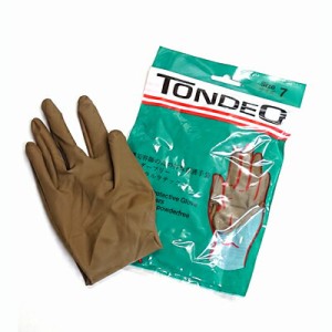 Tondeo（トンデオ）ヘアダイ用 ゴム手袋 7インチ　カラー用手袋　グローブ　ヘアカラー　ヘアダイ用手袋