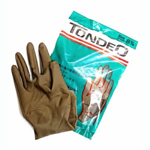 Tondeo（トンデオ）ヘアダイ用 ゴム手袋 8.5インチ　カラー用手袋　グローブ　ヘアカラー　ヘアダイ用手袋