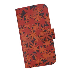 Redmi Note 10 JE XIG02 スマホケース 手帳型 プリントケース 和柄 紅葉 楓(045)