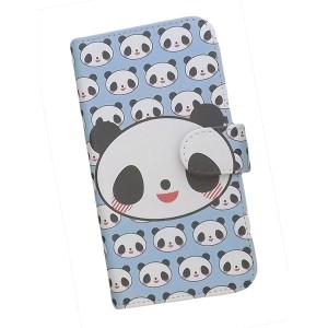 Android One S9 スマホケース 手帳型 プリントケース パンダ 動物 キャラクター パターン画 かわいい(108)