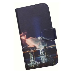 Redmi Note 10 JE XIG02 スマホケース 手帳型 プリントケース 夜景 室蘭 工場(423)