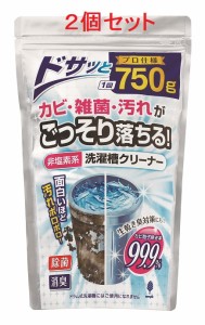 即納【750g 2個セット】紀陽除虫菊 洗濯槽クリーナー 非塩素系 プロ仕様　粉末タイプ 日本産 生乾き臭対策