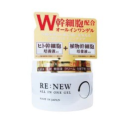 RE:NEW　ALL IN ONE GEL RE:NEW　オールインワンゲル　ヒト幹細胞培養液 植物幹細胞培養液 ヒアルロン酸 コラーゲン