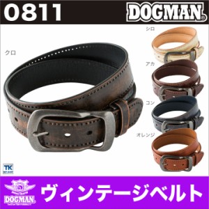 ベルト メンズ DOGMAN ヴィンテージスタイルベルト chusan cs-0811