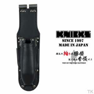 [即日出荷] KNICKS ニックス チタン補強プレート入折畳式充電ドライバーホルダー TITB-111JOCDX ブラック nx-titb-111jocdx