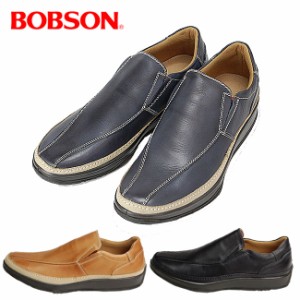 ボブソン BOBSON 5423 メンズ ウォーキングシューズ 3E 本革 レザー スリッポン 紳士 靴 日本製 (1905)(E) メンズファッション