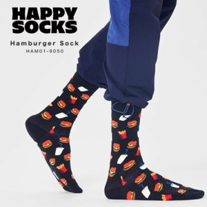 Happy Socks 靴下 23〜29.5cm レディース メンズ ユニセックス おしゃれ かわいい クルー丈 ミドル丈 ソックス くつ下 可愛い 綿 コット