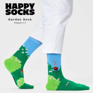 Happy Socks 靴下 23〜29.5cm レディース メンズ ユニセックス おしゃれ かわいい クルー丈 ミドル丈 ソックス くつ下 可愛い 綿 コット