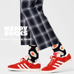 父の日 プレゼント ギフト Happy Socks 靴下 23〜29.5cm レディース メンズ ユニセックス おしゃれ かわいい クルー丈 ミドル丈 ソックス