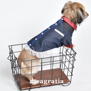 ドッグウェア ウエスタンシャツ シャツ ドッキング おしゃれ ブランド meagratia メアグラーティア 犬服 散歩着 かわいい 可愛い 抜け毛