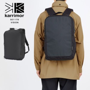 karrimor リュック 小型リュックサック PC タブレット 収納 ユニセックス メンズ レディース シンプル ポケット ビジネス 耐久性 耐摩耗
