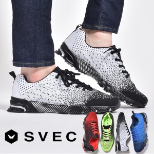 SVEC ランニングシューズ メンズ シュベック 軽量 軽い 通気性 メッシュ 歩きやすい ローカット スニーカー ウォーキング ジョギング ジ