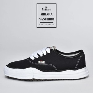 Maison MIHARAYASUHIRO ローテクスニーカー BAKER Original Sole Canvas Lowcut Sneaker 普通履き ピクニック 厚底 足長 スタイルアップ 