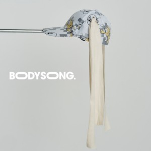 BODYSONG. キャップ AZZMJQCAP BS240702 コラボ A2Z ZTMY レディース メンズ ユニセックス 国産 日本製 帽子 ぼうし ボウシ 紐付き カジ