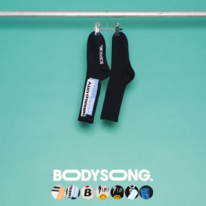 BODYSONG. 靴下 SOCKS! BS999999 日本製 国内生産 原宿 渋谷 アパレル フリーサイズ マルチ ブラック ホワイト カジュアル ストリート ス