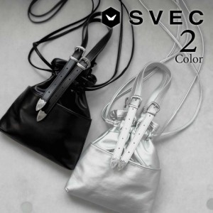 SVEC 巾着ショルダーバッグ ユニセックス レディース メンズ ハンドバック トートバッグ 斜め掛け 肩掛け メタル 巾着バッグ 通勤 通学 