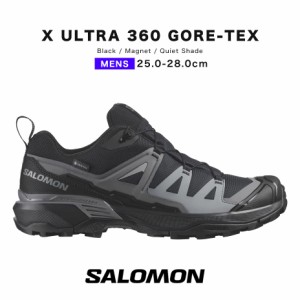 SALOMON 25〜28cm ハイキングシューズ メンズ 滑りを防ぐ 蒸れも防止 防水性 アウトドア トレイル シューズ トレイルランニングシューズ 