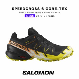 SALOMON 25〜28cm メンズ トレイルランニングシューズ ピードクロス 6 ゴアテックス トレッキングシューズ 靴 スニーカー シューズ 防水