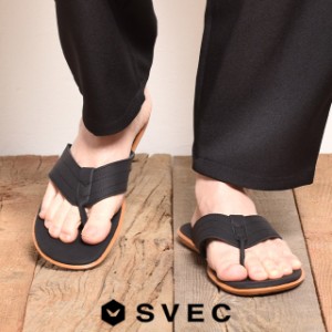 SVEC トングサンダル サンダル メンズ おしゃれ ブランド シュベック つっかけ 履きやすい 歩きやすい ぺたんこ 薄ソール スエード スウ