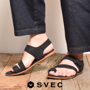 SVEC ストラップサンダル サンダル メンズ おしゃれ ブランド シュベック トングサンダル ベルクロサンダル つっかけ 履きやすい 歩きや
