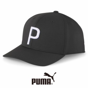 PUMA ゴルフキャップ メンズ ゴルフ P キャップ GOLF WEARコレクション(PGW) 調節可能 ゴルファー ゴルフウェア 日よけ まぶしい 帽子 ぼ