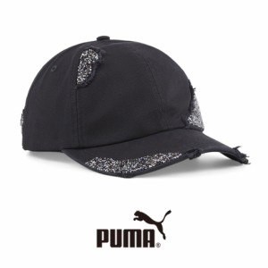PUMA SWAROVSKI CRYSTALS CAP キャップ 帽子 ユニセックス メンズ レディース シンプル ストリート ブラック 黒 レジャー アウトドア ス