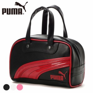 PUMA ウィメンズ PUMA RETRO ミニ グリップバッグ 2.5L コンパクト インパクト カラーリング スポーティ レトロ 現代風アレンジ ブラック