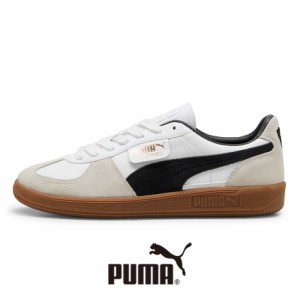 父の日 プレゼント ギフト PUMA 23〜28cm パレルモ レザー スニーカー メンズ レディース 男女兼用 シューレース 短靴 ローカット 歩きや