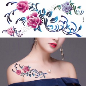花柄 タトゥーシールの通販 Au Pay マーケット