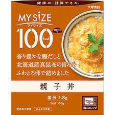 【送料無料】ポスト便　１個　大塚食品　マイサイズ　100kcal　　親子丼　150ｇ