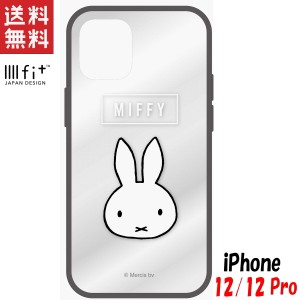 ミッフィー iPhone12 / 12 Pro ケース イーフィット クリア IIIIfit Clear フェイス MF-113BK
