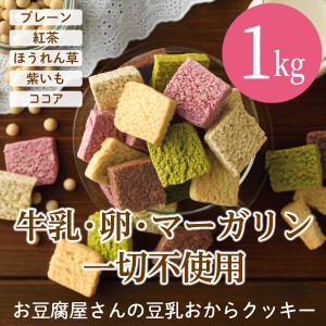 お豆腐屋さんの豆乳おからクッキー 1kg (訳あり 豆乳クッキー ダイエットクッキー ダイエットスイーツ ダイエット食品)《ティーライフ》