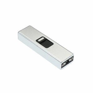 USBメモリ型スタンガン　タイプ2　充電式　シルバー