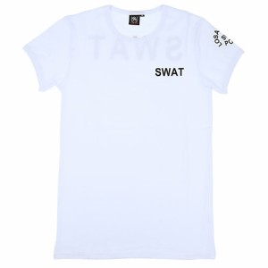 SWAT　半袖Tシャツ　バックプリントあり　ホワイト　XL【ゆうパケット送料無料】