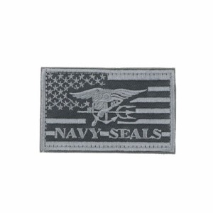 NAVY　SEALS　ワッペン　グレー【ゆうパケット送料無料】