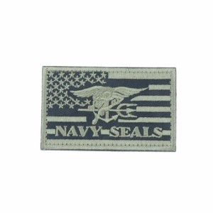 NAVY　SEALS　ワッペン　カーキ【ゆうパケット送料無料】